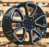 Alu kola Racing Line I5319, 18x8 5x127 ET50, černá + leštění