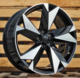 Alu kola Racing Line I5625, 18x7.5 5x112 ET40, černá + leštění