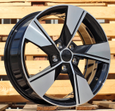 Alu kola Racing Line I5626, 17x7 5x112 ET46, černá + leštění