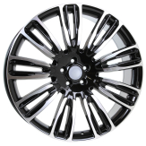 Alu kola Racing Line XE136, 20x8.5 5x108 ET45, černá + leštění