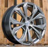 Alu kola Racing Line Y1133, 18x7 5x114.3 ET35, Titanová metalíza