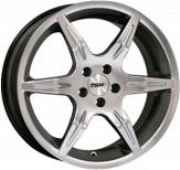 Alu kola TSW RIB, 18x8 5x100 ET35, stříbrná metalíza