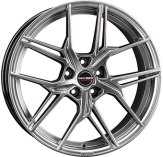 Alu kola BORBET QX, 19x8 5x112 ET40, stříbrná metalíza