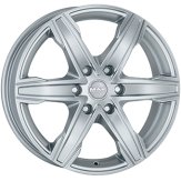 Alu kola MAK KING 6, 17x7.5 6x114.3 ET45, stříbrná (zátěžová)