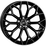 Alu kola Mille Miglia MM1030, 17x7.5 5x108 ET45, černá lesklá