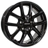 Alu kola MONACO WHEELS 2 CL2, 16x6.5 4x100 ET40, černá lesklá