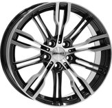 Alu kola MONACO WHEELS GP8, 19x9 5x120 ET20, černá lesklá + leštění (zátěžová)