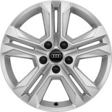 Alu kola ORIGINAL EQUIPMENT D AUDI, 17x7 5x112 ET45, stříbrná