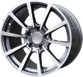 Alu kola Racing Line 1067, 19x11 5x130 ET56, šedivá + leštění