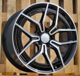 Alu kola Racing Line 3S1034, 19x9 5x112 ET49, černá + leštění