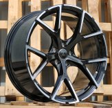 Alu kola Racing Line 3S5997, 19x8 5x112 ET49, černá + leštění