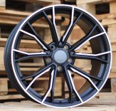 Alu kola Racing Line A5385, 19x8.5 5x120 ET33, černá matná