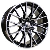 Alu kola Racing Line A5479, 19x8 5x120 ET38, černá + leštění