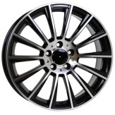 Alu kola Racing Line B1048, 19x8.5 5x112 ET40, černá + leštění (zátěžová)