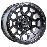 Alu kola Racing Line B1105, 17x9 6x139.7 ET0, černá matná (zátěžová)