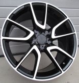 Alu kola Racing Line B1303, 20x9.5 5x112 ET45, černá + leštění