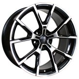 Alu kola Racing Line B5601, 20x8.5 5x120 ET35, černá + leštění (zátěžová)