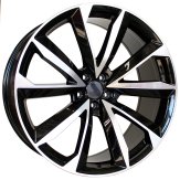 Alu kola Racing Line B5815, 22x10 5x112 ET26, černá + leštění celoroční použití