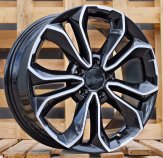 Alu kola Racing Line B5961, 18x7.5 5x114.3 ET45, černá + leštění