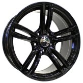 Alu kola Racing Line BK855, 17x8 5x120 ET34, černá lesklá