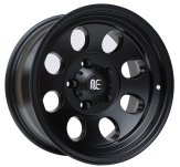 Alu kola Racing Line BY997, 16x8 5x114.3 ET-25, černá matná