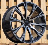 Alu kola Racing Line D1130, 19x8 5x112 ET26, černá + leštění