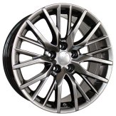 Alu kola Racing Line F0133, 18x8 5x114.3 ET35.5, Titanová metalíza