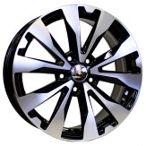 Alu kola Racing Line FE117, 18x7 5x114.3 ET48, černá + leštění