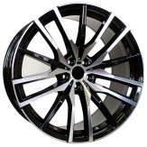 Alu kola Racing Line H0324, 21x10.5 5x112 ET43, černá + leštění (zátěžová)