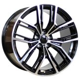 Alu kola Racing Line H5059, 20x9 5x112 ET35, černá + leštění