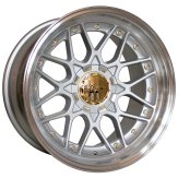 Alu kola Haxer HX025, 18x9 10x120 ET35, stříbrná + leštěný límec