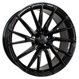 Alu kola Haxer HX06F, 20x8.5 5x112 ET25, černá lesklá (zátěžová)