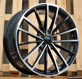 Alu kola Racing Line I0383, 19x8 5x112 ET45, černá + leštění