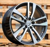 Alu kola Racing Line I5011, 19x8.5 5x112 ET40, černá + leštění