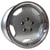 Alu kola Racing Line I5270, 19x8.5 5x112 ET35, stříbrná + leštěný límec