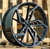 Alu kola Racing Line I5611, 18x8 5x112 ET40, černá + leštění