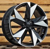 Alu kola Racing Line I5625, 19x8 5x112 ET41, černá + leštění