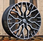 Alu kola Racing Line I6144, 20x8 6x120 ET48, černá + leštění