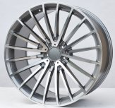 Alu kola Racing Line MR532, 22x10.5 5x112 ET40, šedivá + leštění (zátěžová)