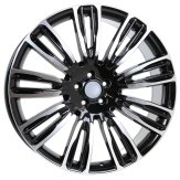 Alu kola Racing Line XE136, 20x8.5 5x108 ET45, černá + leštění (zátěžová)