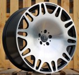 Alu kola Racing Line XE629, 22x9 5x112 ET32, černá + leštění