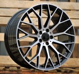 Alu kola Racing Line YS1180, 18x8 5x112 ET35, černá + leštění