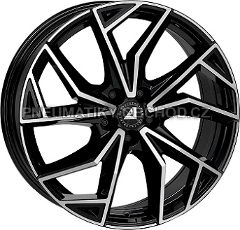 Alu kola ALUTEC ADX.02, 17x7 5x100 ET48, černá lesklá + leštění