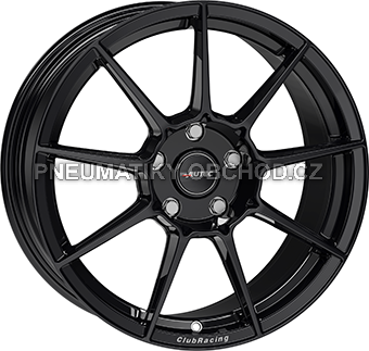 Alu kola AUTEC CLUB RACING, 17x7.5 4x108 ET20, černá lesklá