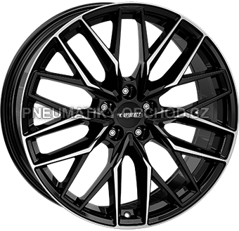 Alu kola IT WHEELS XANA, 19x8 5x114.3 ET42, černá lesklá + leštění