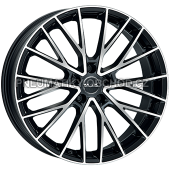 Alu kola MAK SPECIALE, 19x8.5 5x120 ET38, černá lesklá + leštění (zátěžová)