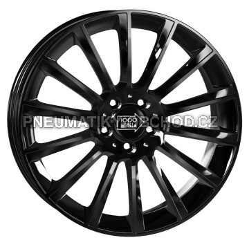 Alu kola Mille Miglia MM047, 17x7.5 5x112 ET35, černá lesklá