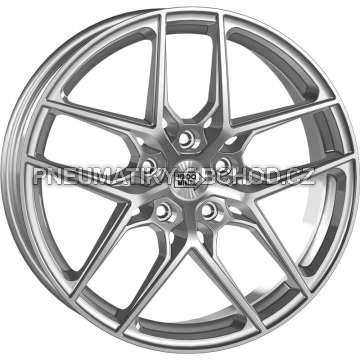 Alu kola Mille Miglia MM1004, 17x7.5 5x112 ET35, stříbrná