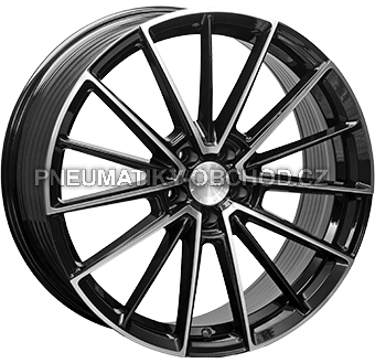 Alu kola MONACO WHEELS FF1, 20x9 5x108 ET45, černá lesklá + leštění