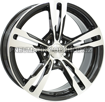 Alu kola MONACO WHEELS GP4, 18x8 5x108 ET45, černá lesklá + leštění (zátěžová)